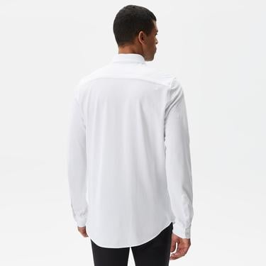  Erkek Slim Fit Beyaz Gömlek