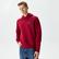 Tommy Hilfiger Arched Varsity Hoodie Erkek Kırmızı Sweatshirt