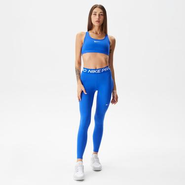  Nike Swoosh Medium Support Kadın Mavi Bra