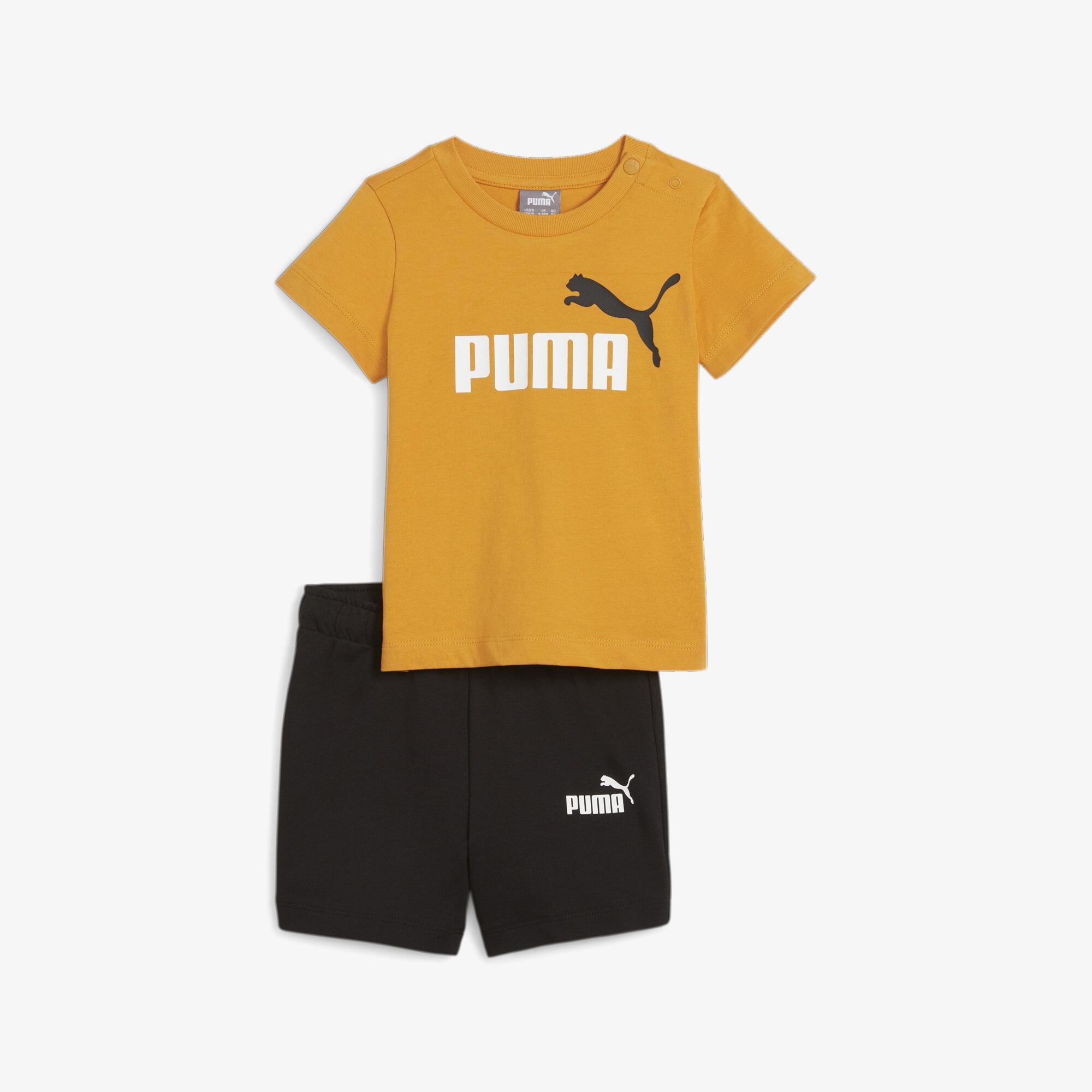 Puma Minicats Bebek Kahverengi Şort Takımı