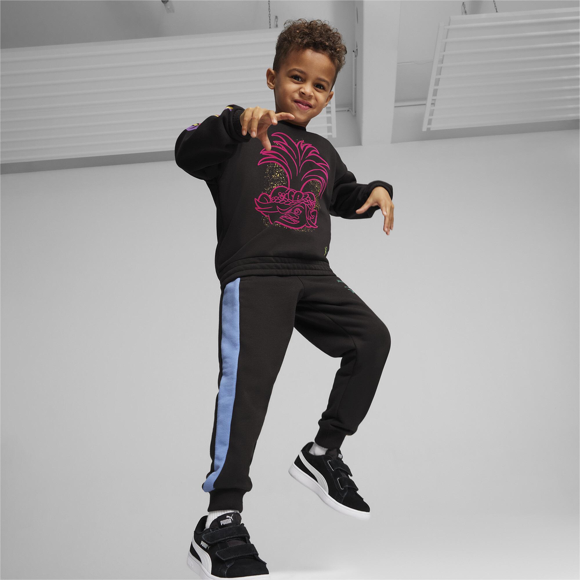 Puma X Trolls Crew Çocuk Siyah Sweatshirt