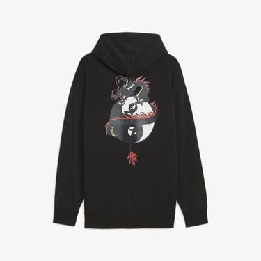  Puma X Staple Graphic Erkek Siyah Hoodie