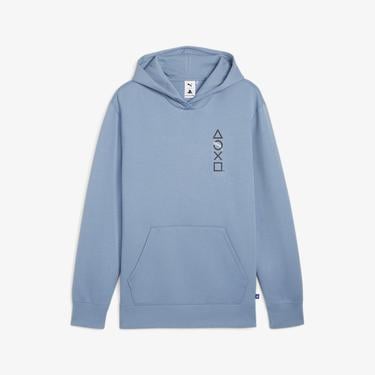  Puma X Playstation Erkek Mavi Hoodie