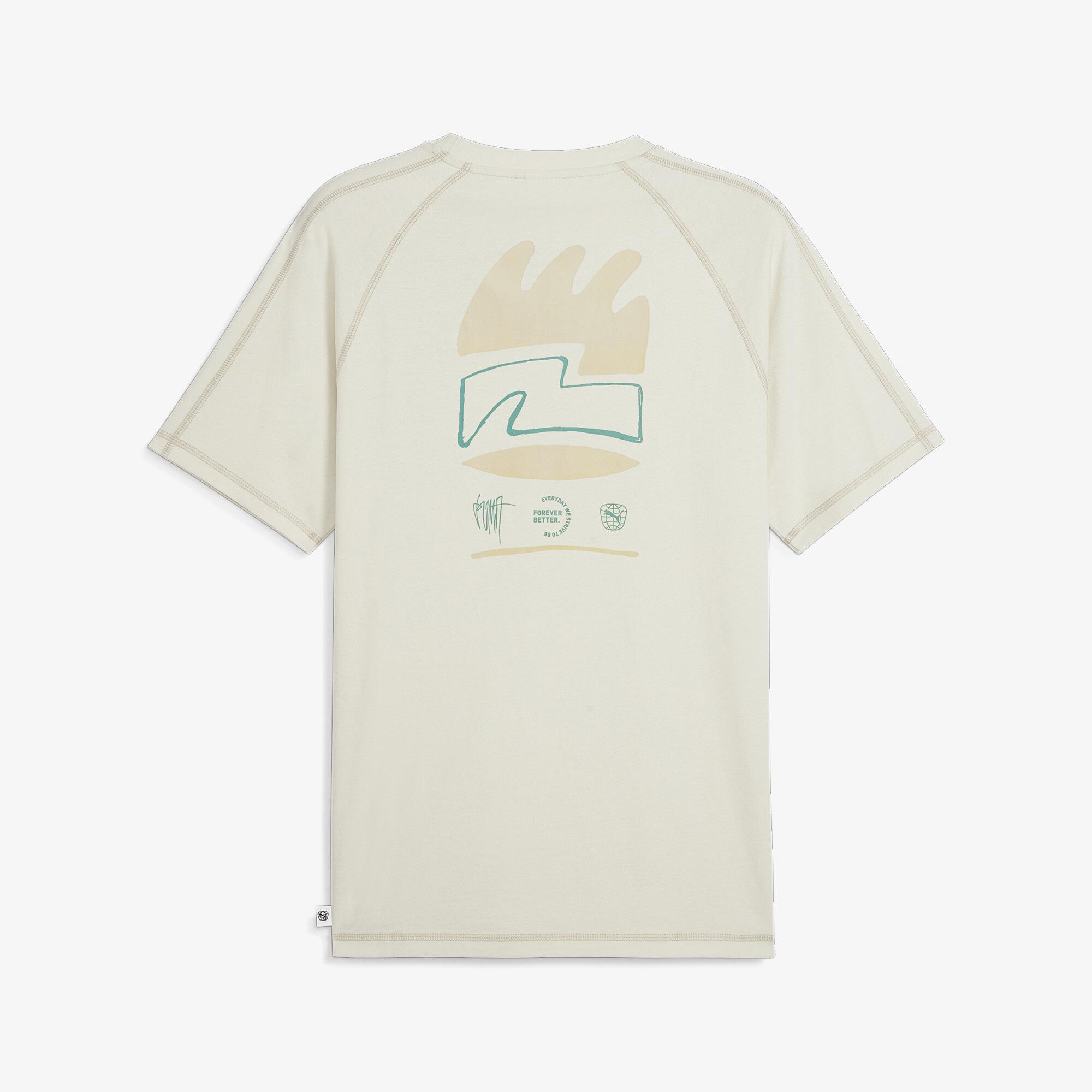 Puma Re:Collection Erkek Krem T-Shirt