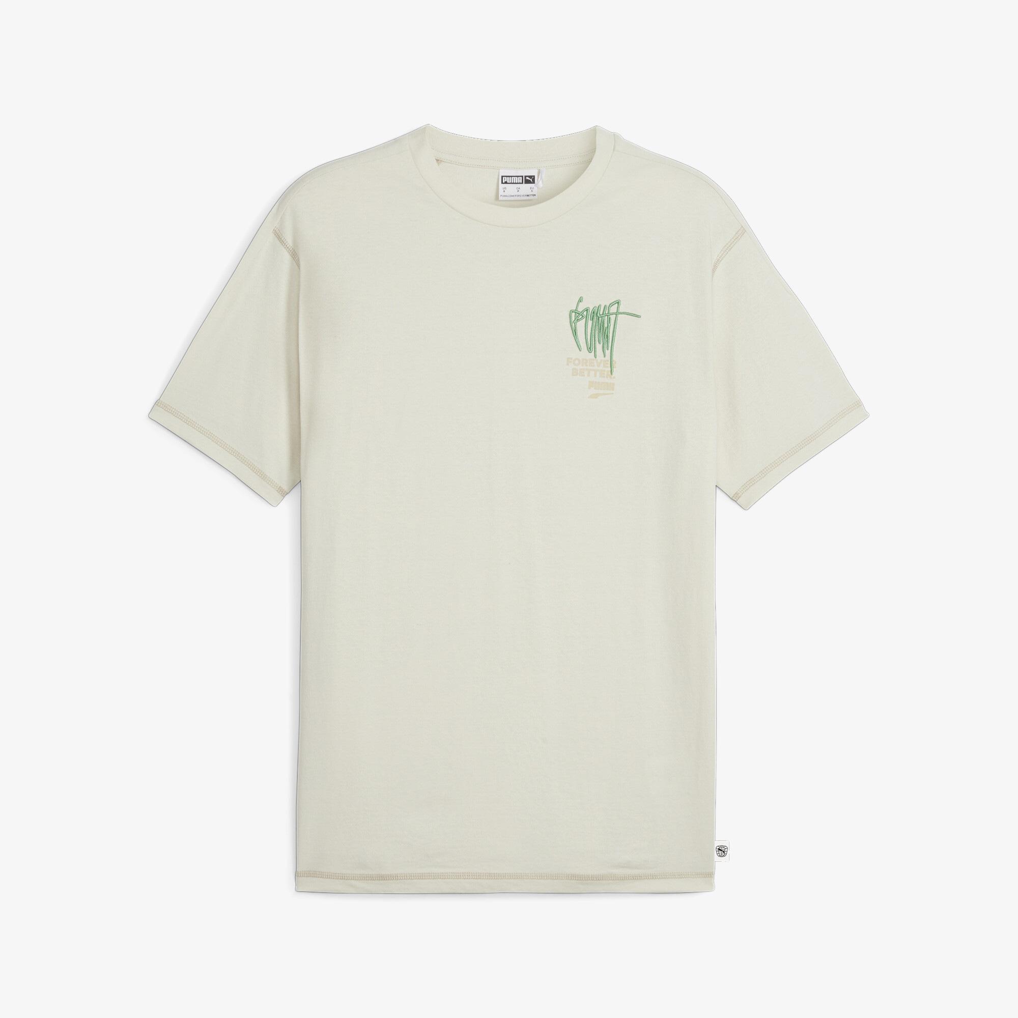 Puma Re:Collection Erkek Krem T-Shirt