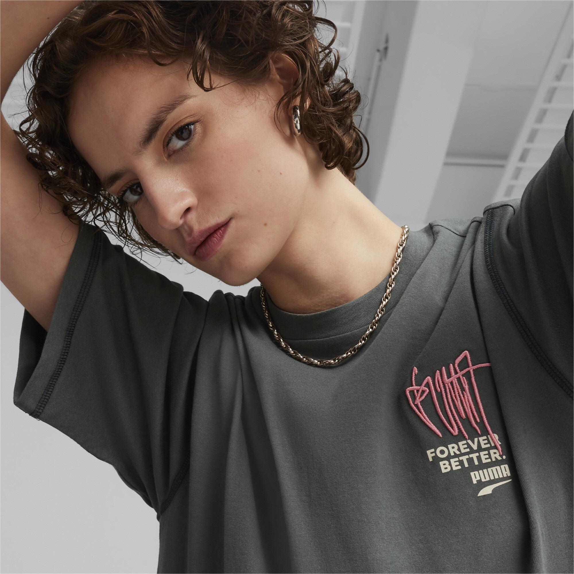 Puma RE:Collection Erkek Gri T-Shirt