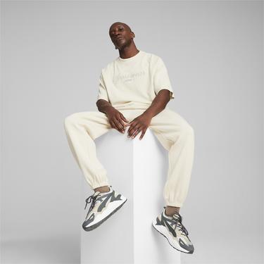  Puma Classics+ Erkek Krem T-Shirt