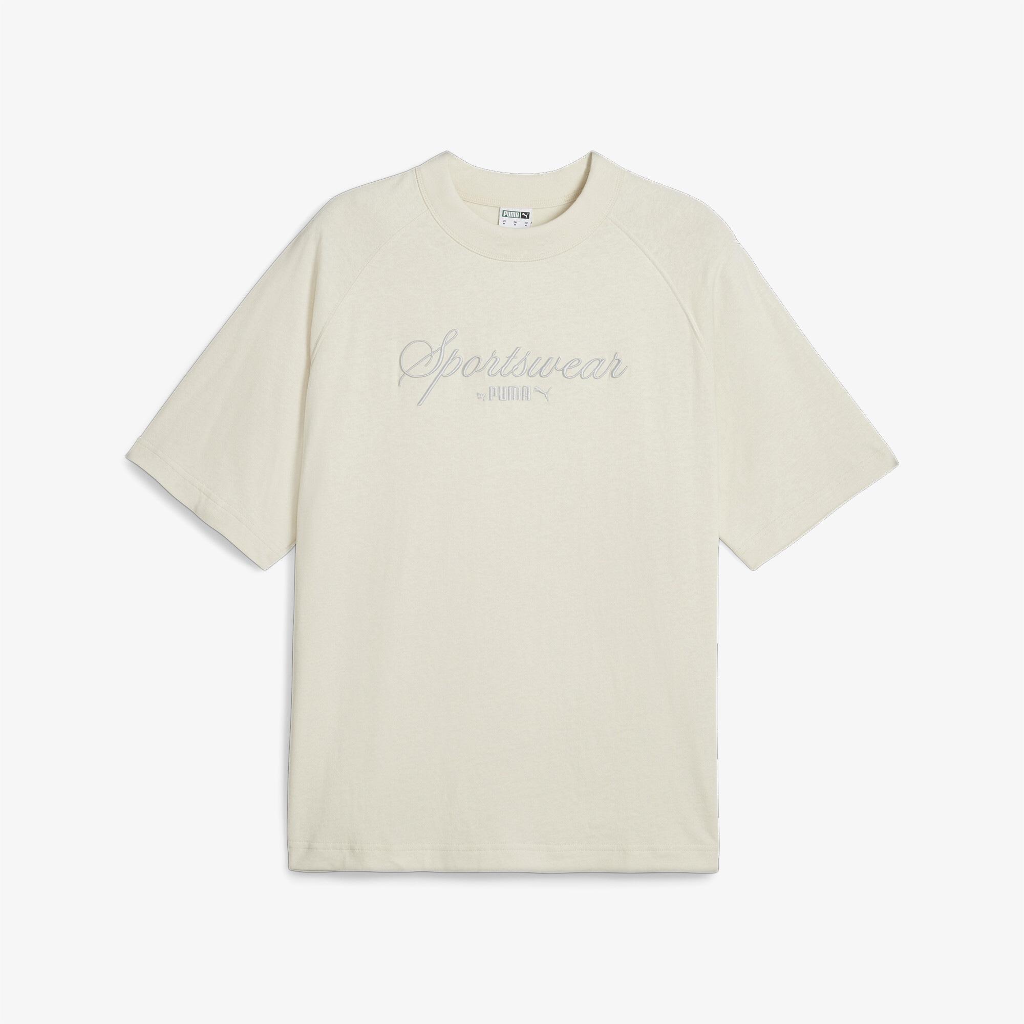 Puma Classics+ Erkek Krem T-Shirt