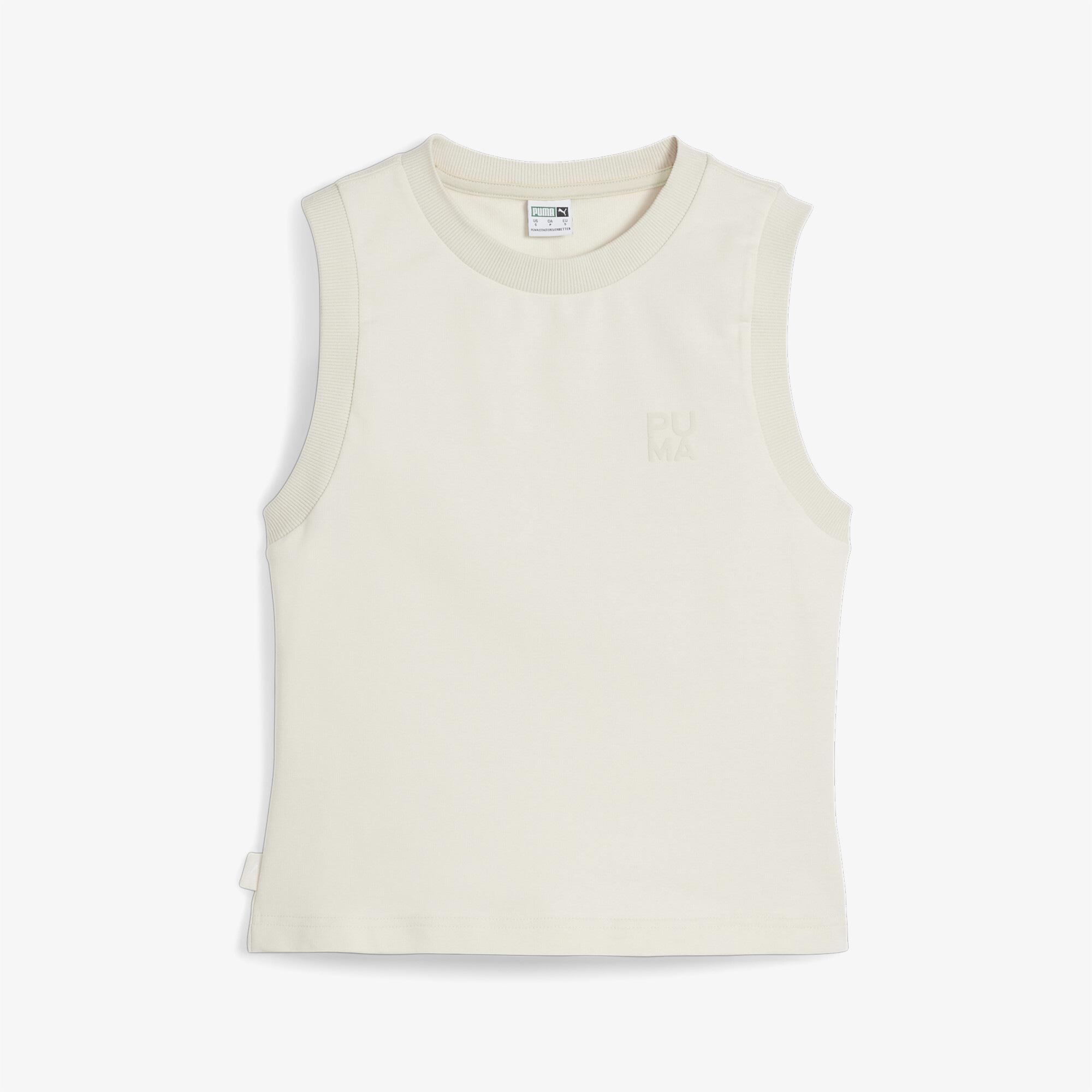 Puma infuse Slim Tank Kadın Krem T-Shirt
