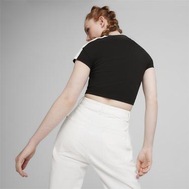  Puma Iconic T7 Baby Kadın Siyah T-Shirt