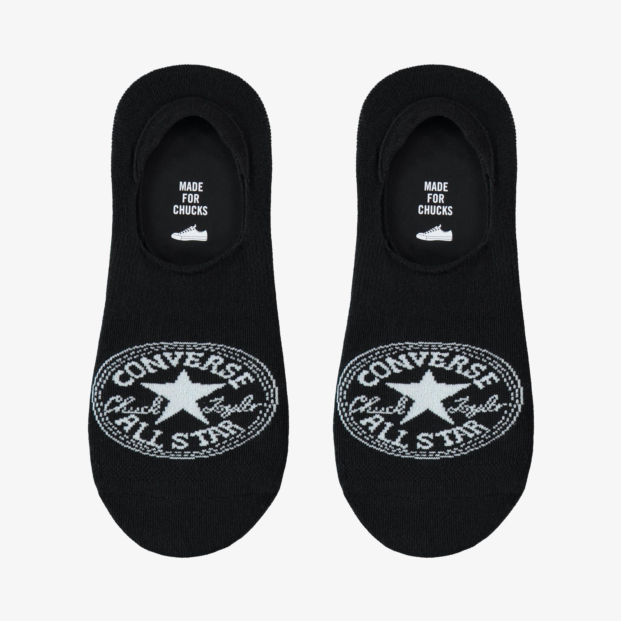 Converse Unisex 2'li Siyah Çorap