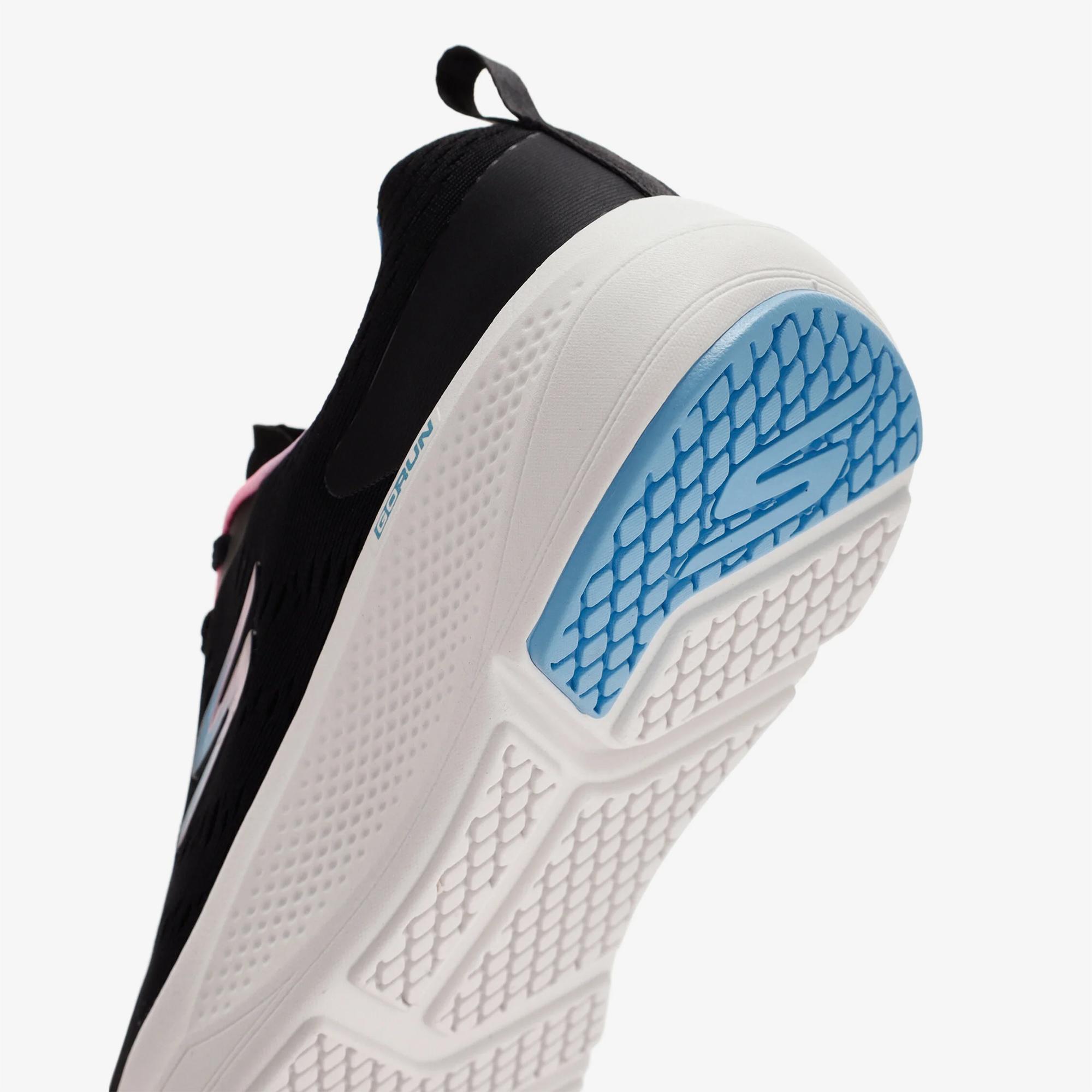 Skechers Go Run Elevate Double Time Kadın Siyah Koşu Ayakkabısı