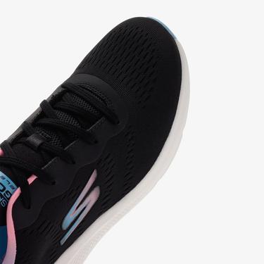  Skechers Go Run Elevate Double Time Kadın Siyah Koşu Ayakkabısı