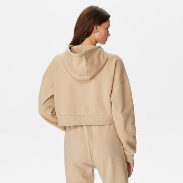  UNITED4  Classic Kadın Krem Hoodie