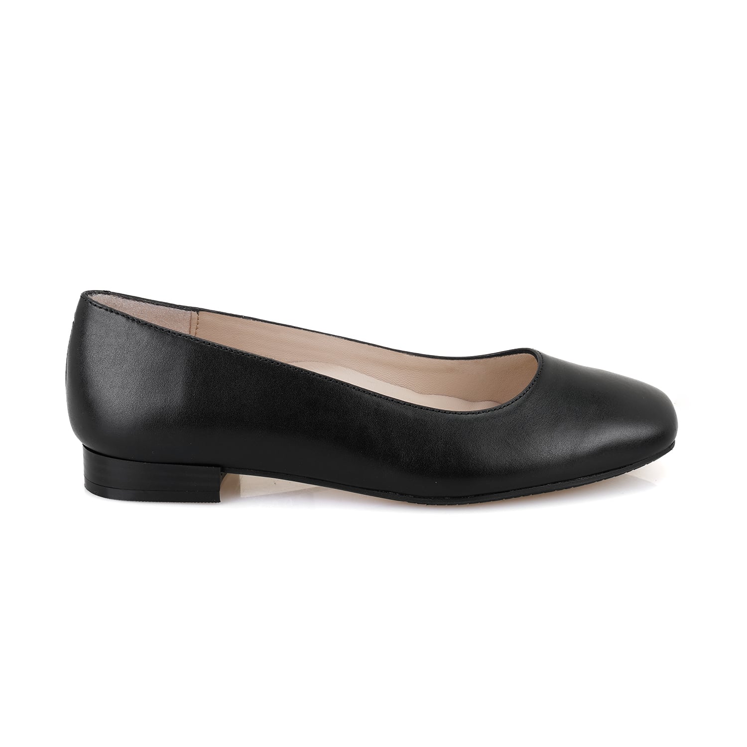  Kadın Siyah DesaComfort Deri Babet