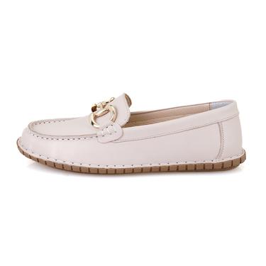  Kadın Pudra DesaComfort Deri Loafer