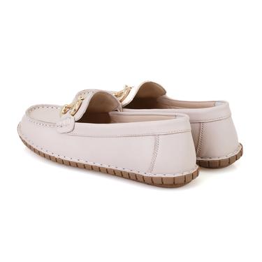  Kadın Pudra DesaComfort Deri Loafer