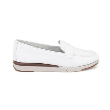  Kadın Beyaz DesaComfort Deri Günlük Ayakkabı