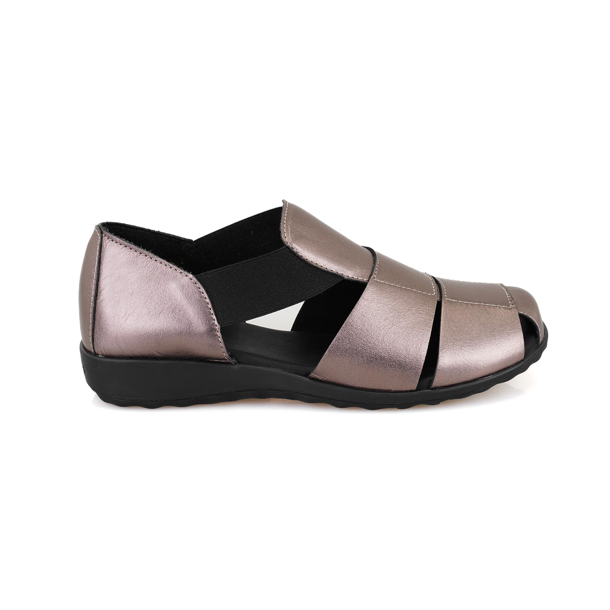 Kadın Platin DesaComfort Deri Günlük Ayakkabı