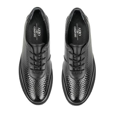  Kadın Siyah Deri DesaComfort Günlük Ayakkabı