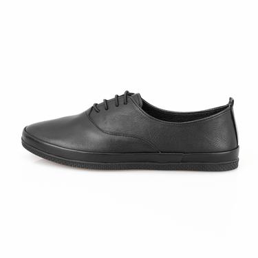  Kadın Siyah Deri DesaComfort Günlük Ayakkabı