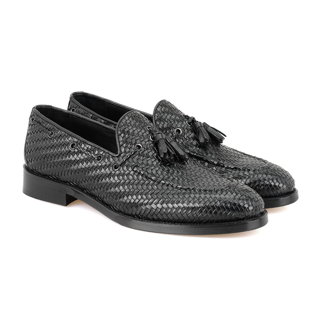 Desa Desa Ronald Siyah Erkek Deri Loafer FashFed'de! Siyah - 3. görsel