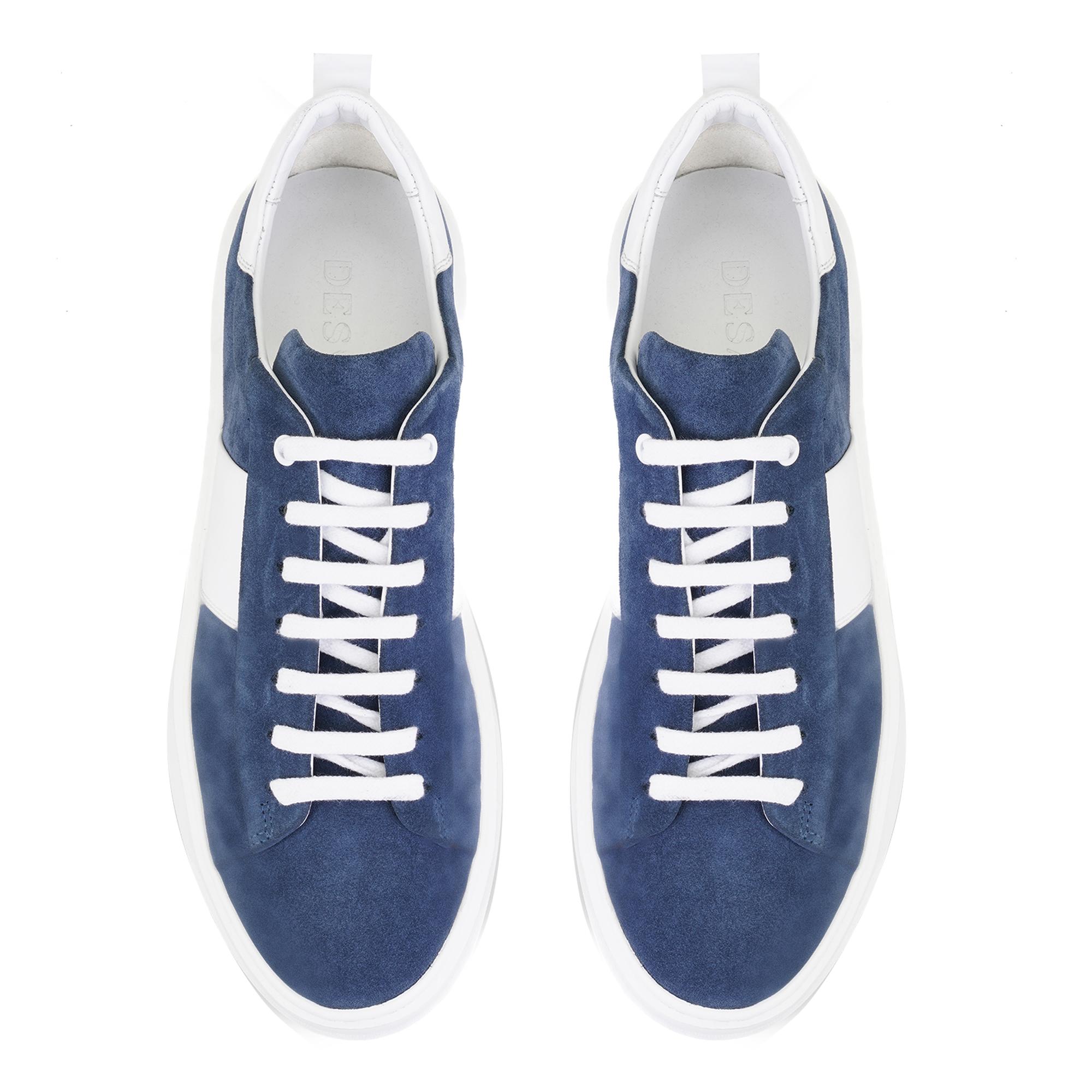 Stew Mavi Erkek Deri Spor Ayakkabı