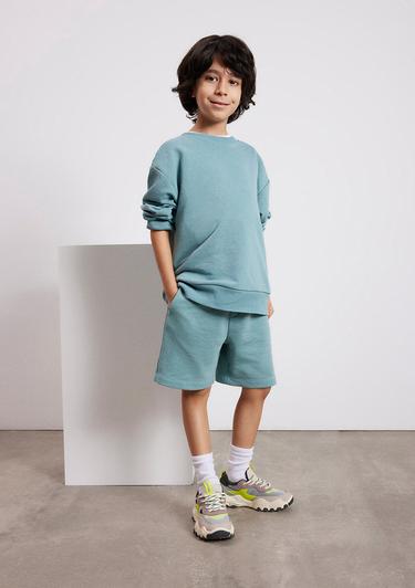  Mavi Yeşil Basic Şort 6410000-71827