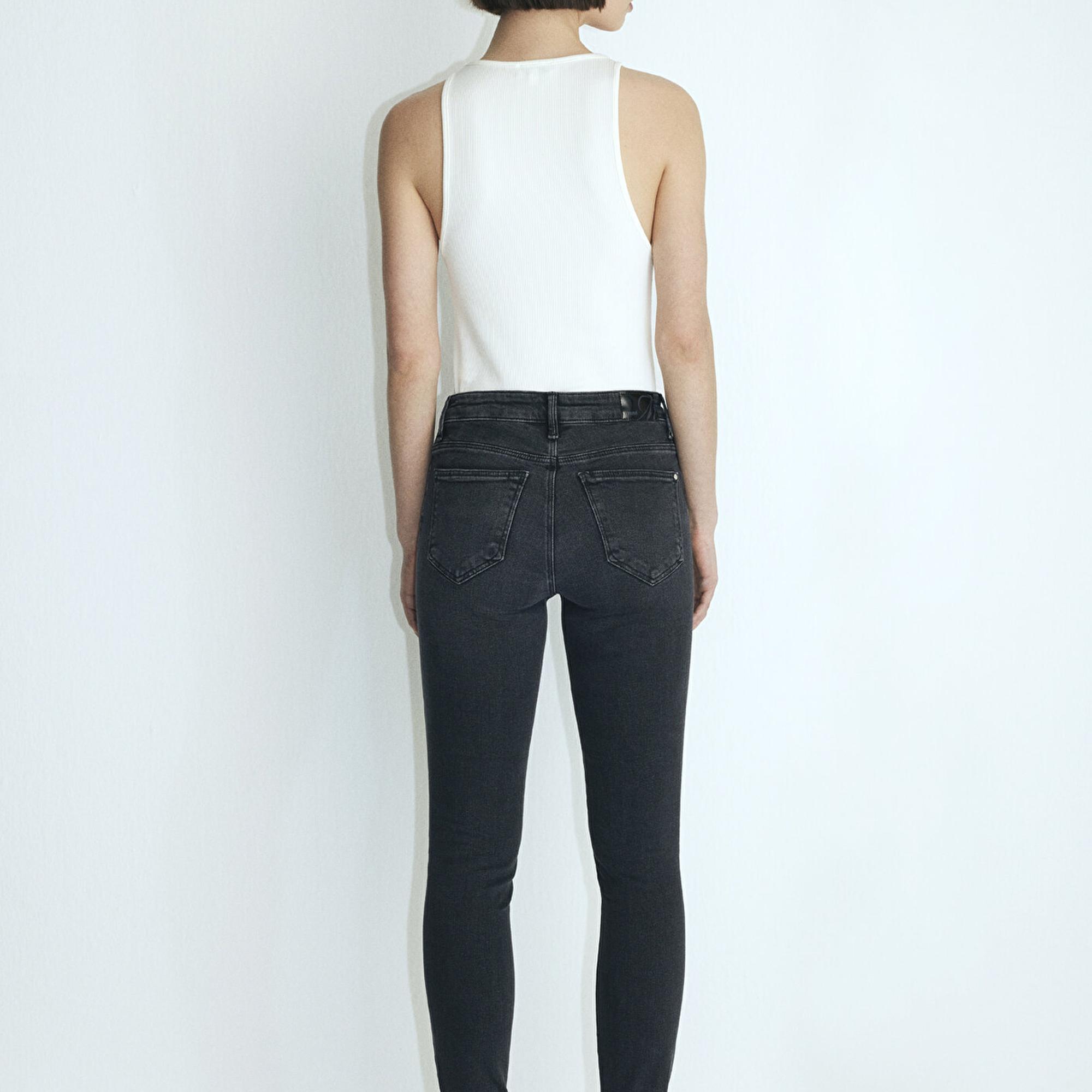 Mavi Tess M Girly Koyu Gri Jean Pantolon 100328-86444