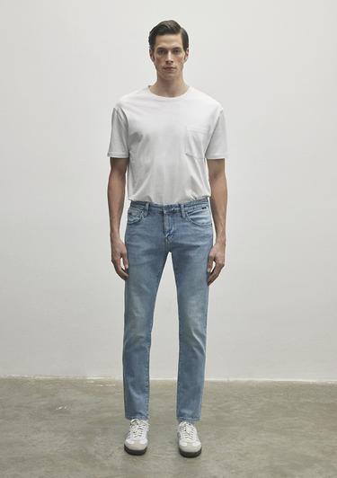  Mavi Marcus Premium Blue Puslu Açık Mavi Jean Pantolon 0035186532