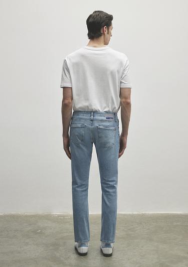  Mavi Marcus Premium Blue Puslu Açık Mavi Jean Pantolon 0035186532