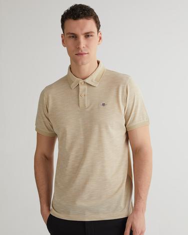  GANT Erkek Bej Regular Fit Polo