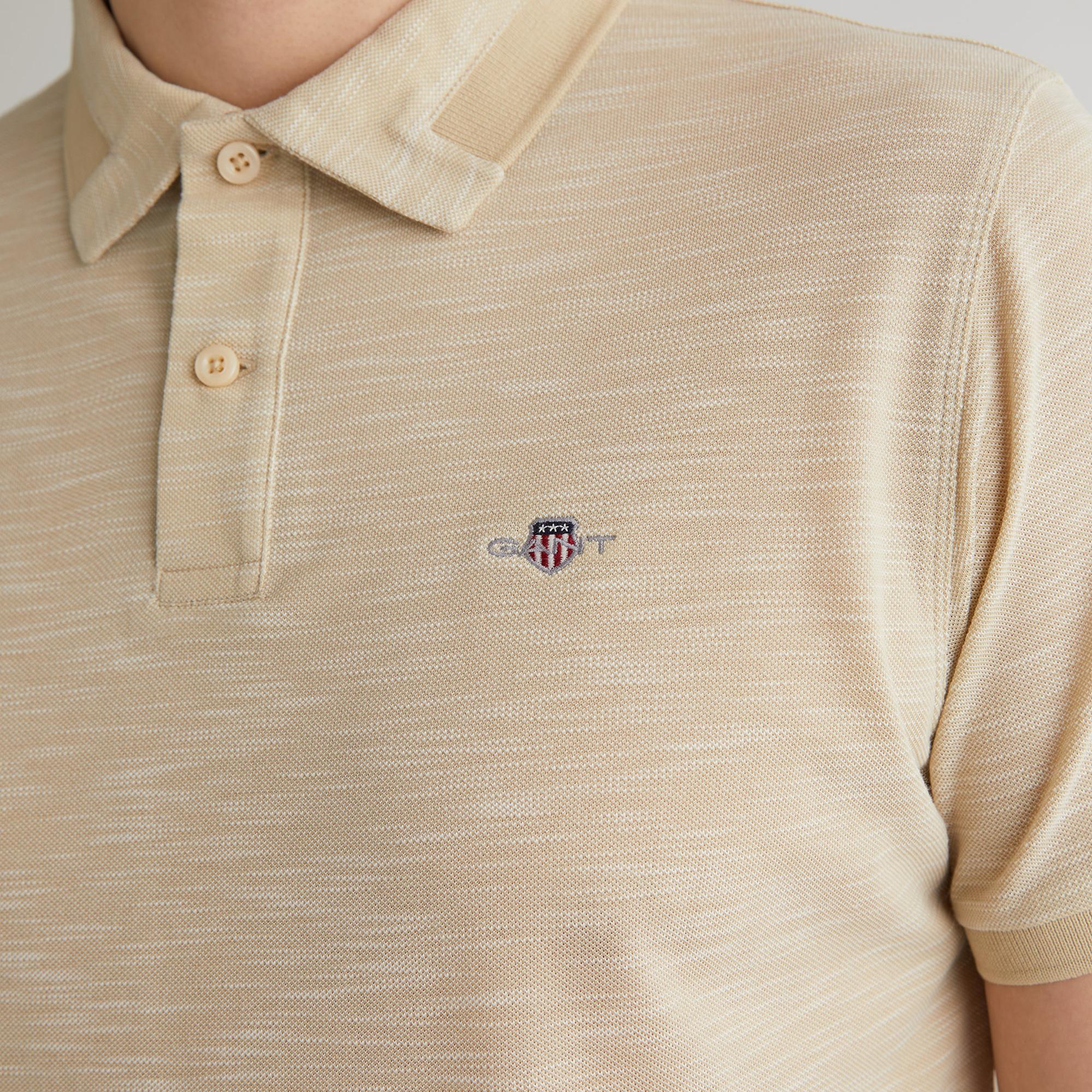 GANT Erkek Bej Regular Fit Polo