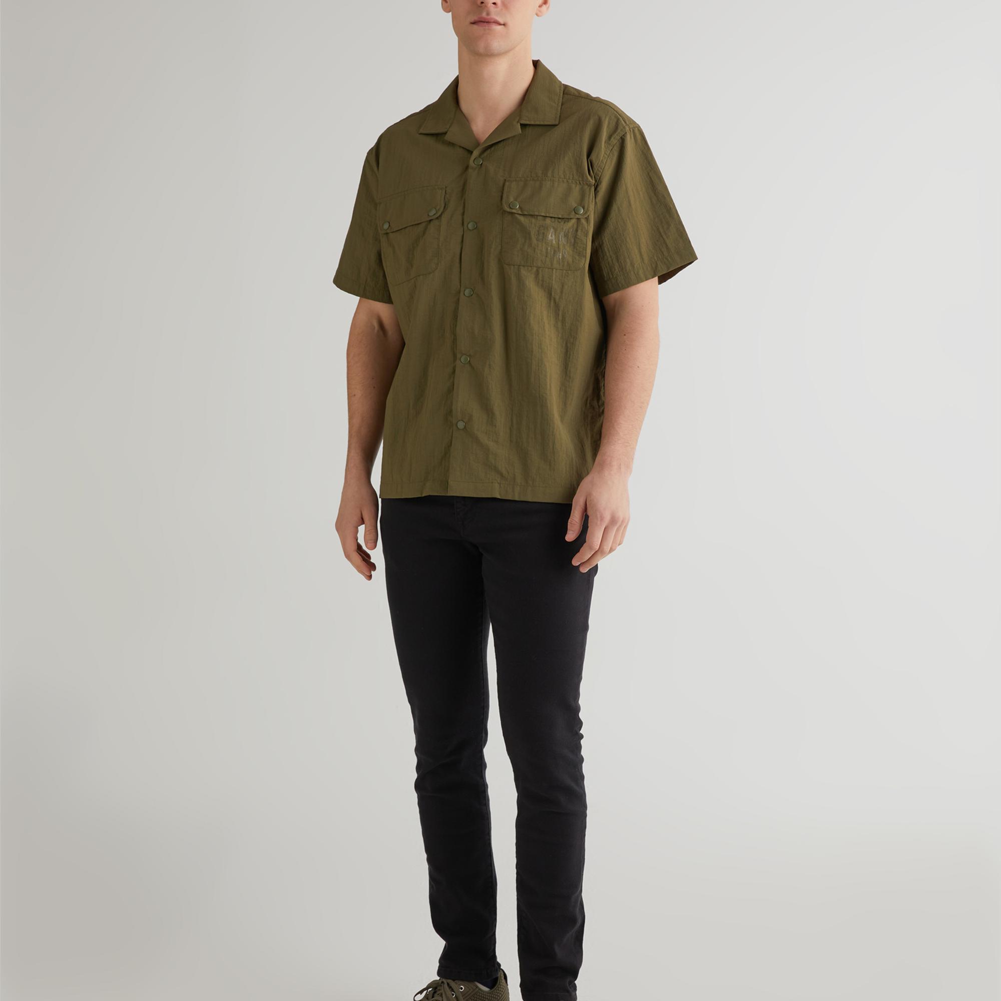 GANT Erkek Yeşil Regular Fit Klasik Yaka Gömlek