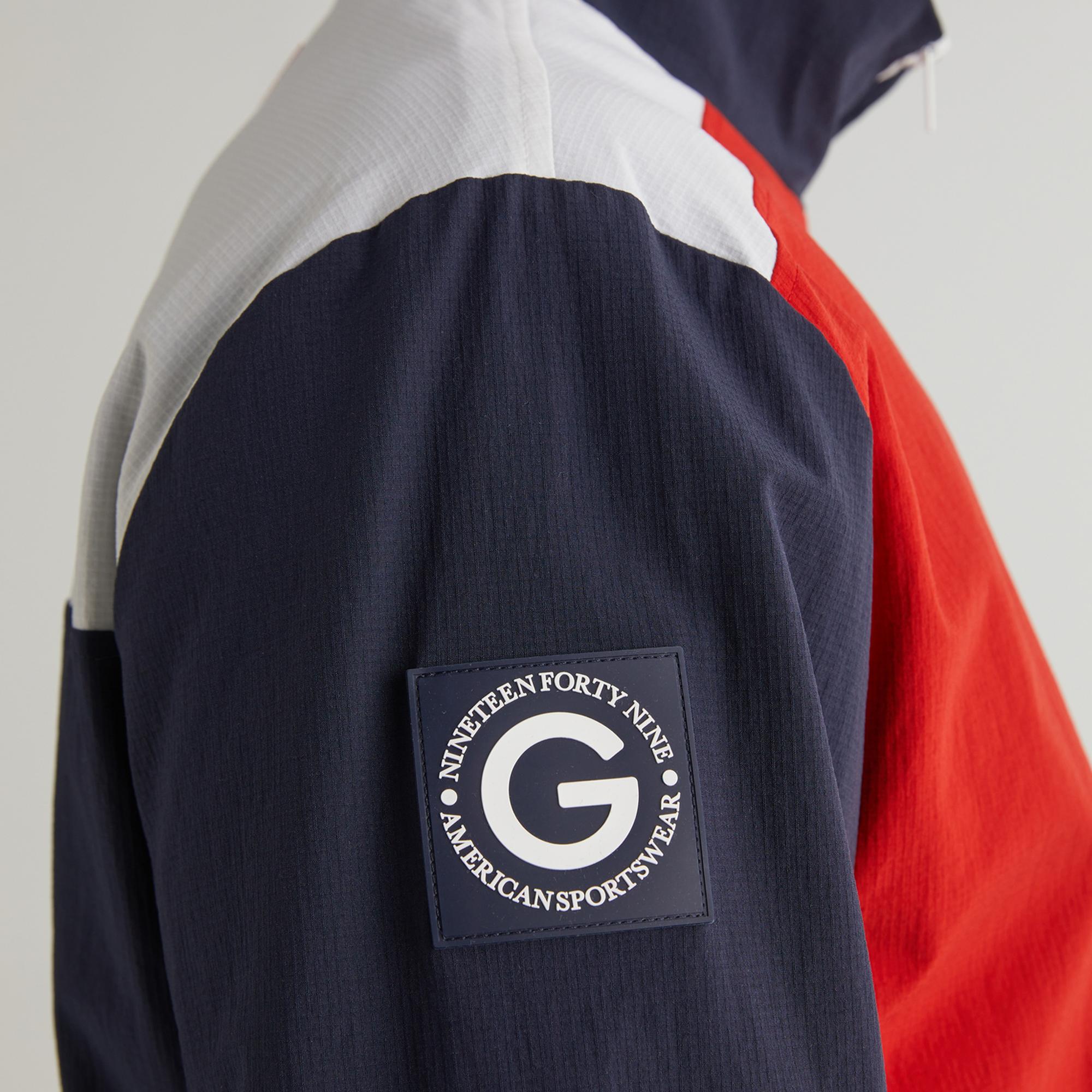 GANT Erkek Lacivert Dik Yaka Renk Bloklu Ceket