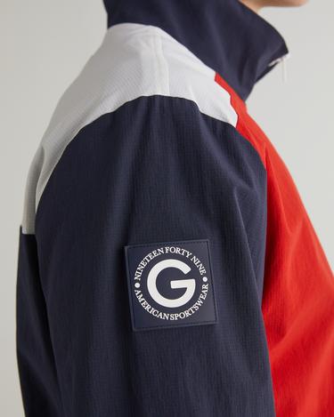  GANT Erkek Lacivert Dik Yaka Renk Bloklu Ceket