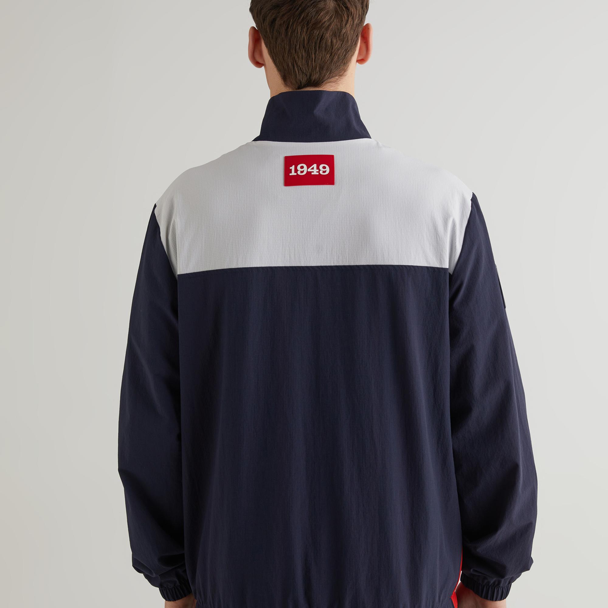 GANT Erkek Lacivert Dik Yaka Renk Bloklu Ceket