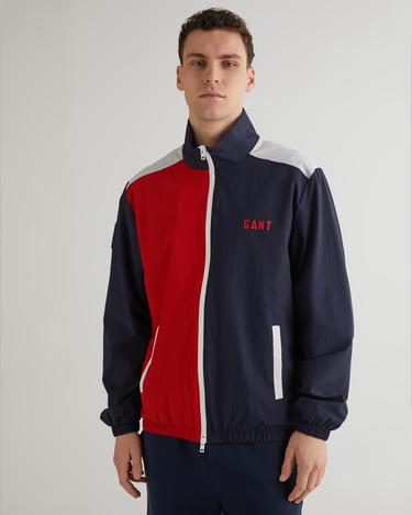 GANT Erkek Lacivert Dik Yaka Renk Bloklu Ceket