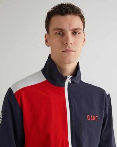  GANT Erkek Lacivert Dik Yaka Renk Bloklu Ceket