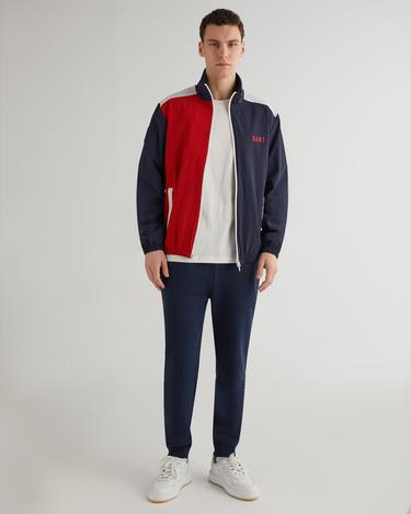  GANT Erkek Lacivert Dik Yaka Renk Bloklu Ceket