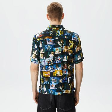  HUF Screenshots Resort Shirt Erkek Renkli Gömlek