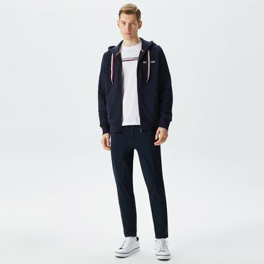  Tommy Hilfiger Globalipe Hoodie Zip Erkek Lacivert Sweatshirt