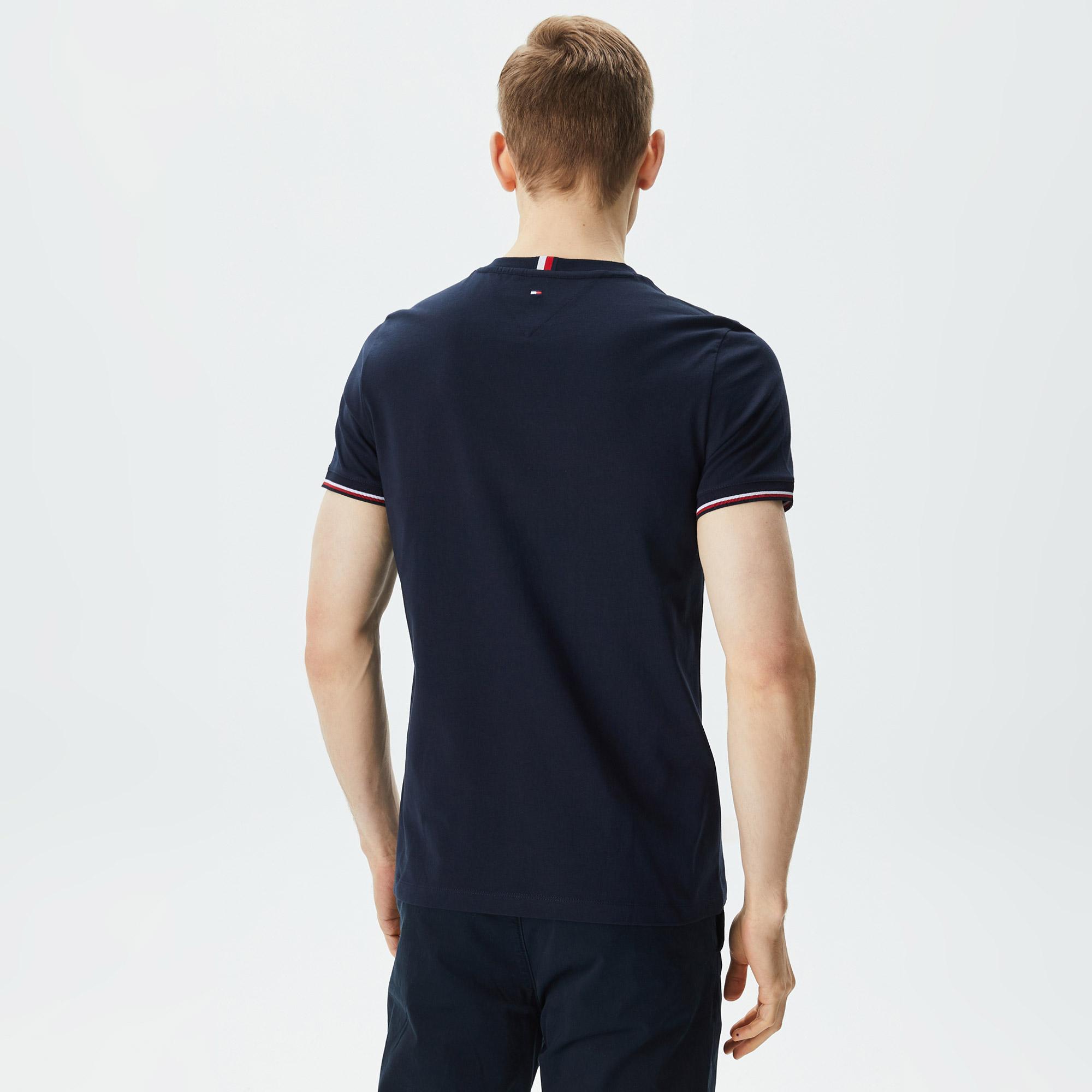 Tommy Hilfiger Logo Tipped Erkek Lacivert T-Shirt