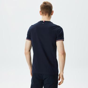  Tommy Hilfiger Logo Tipped Erkek Lacivert T-Shirt