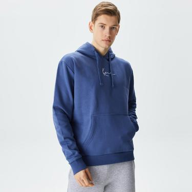  Karl Kani Small Signature Essential Erkek Mavi Hoodie