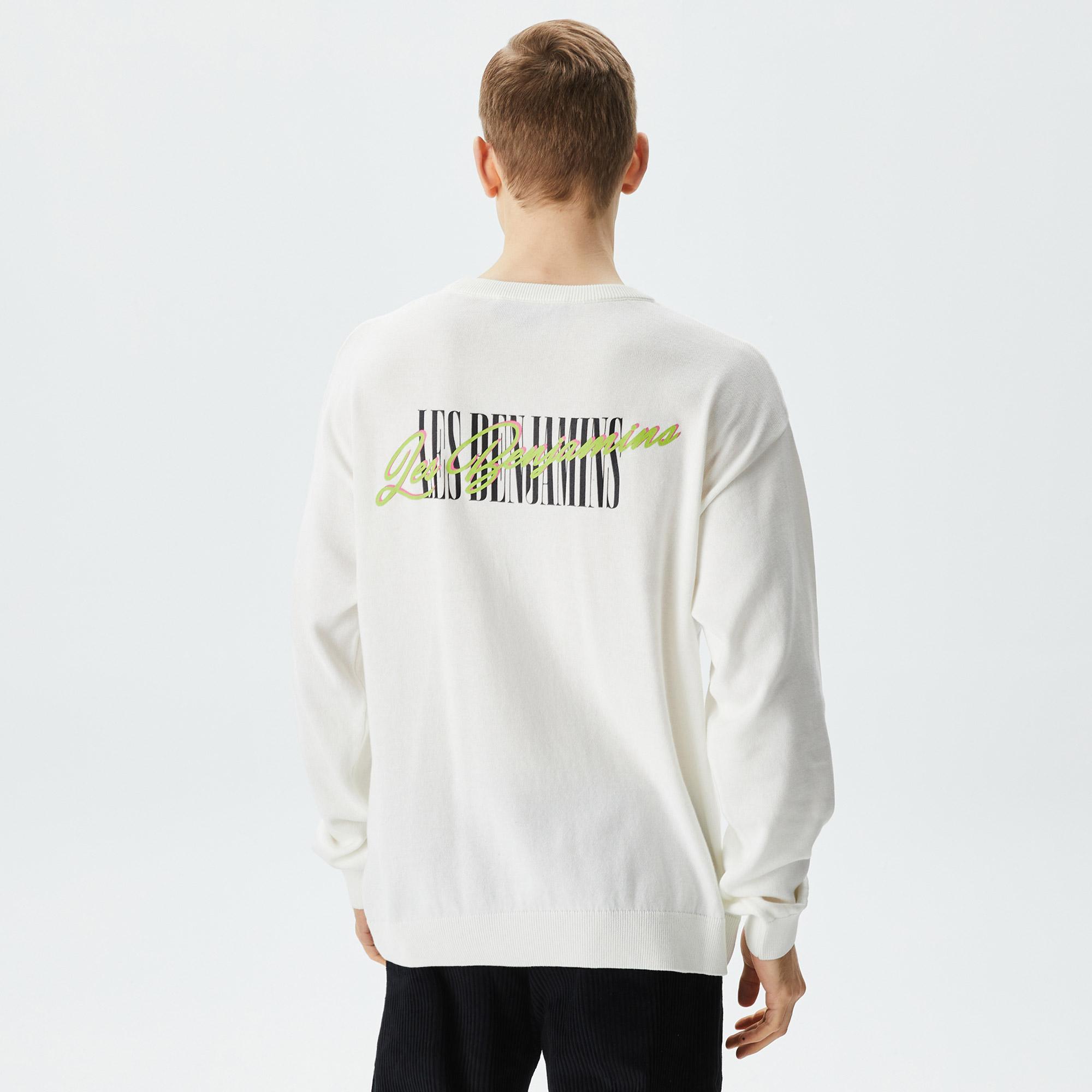 Les Benjamins Kısmet Voyage East to West Erkek Beyaz Triko