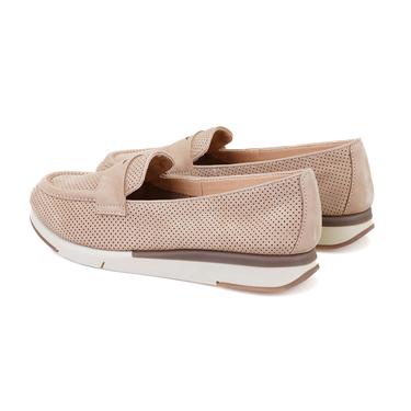  Kadın Bej DesaComfort Deri Loafer