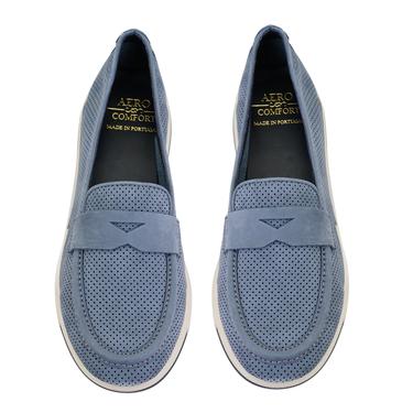  Kadın Mavi DesaComfort Deri Loafer