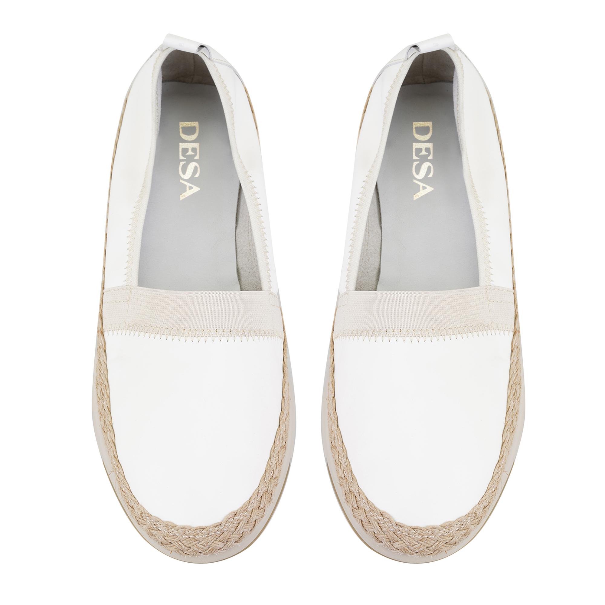 Kadın Beyaz DesaComfort Deri Günlük Ayakkabı