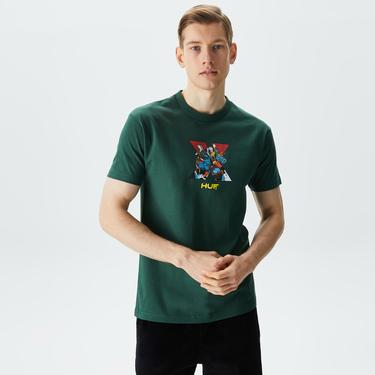  HUF Future Shock Erkek Yeşil T-Shirt